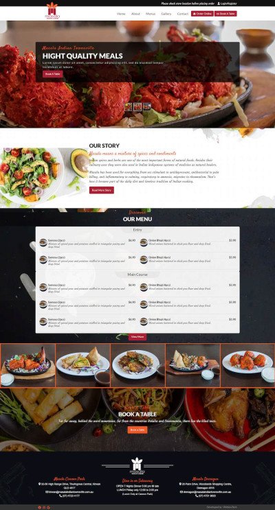 Restaurant Website