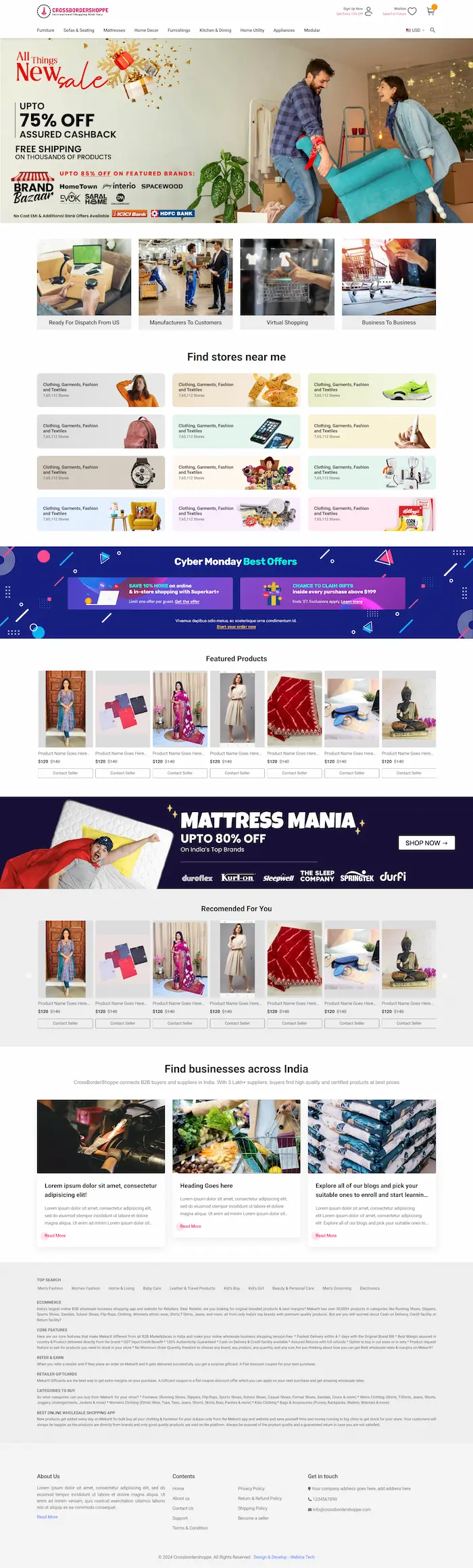 eCommerce Website